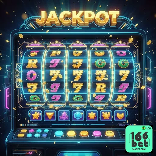 Imagem de caça-níqueis do 166bet, destaque para a variedade de jogos de slots disponíveis na plataforma.